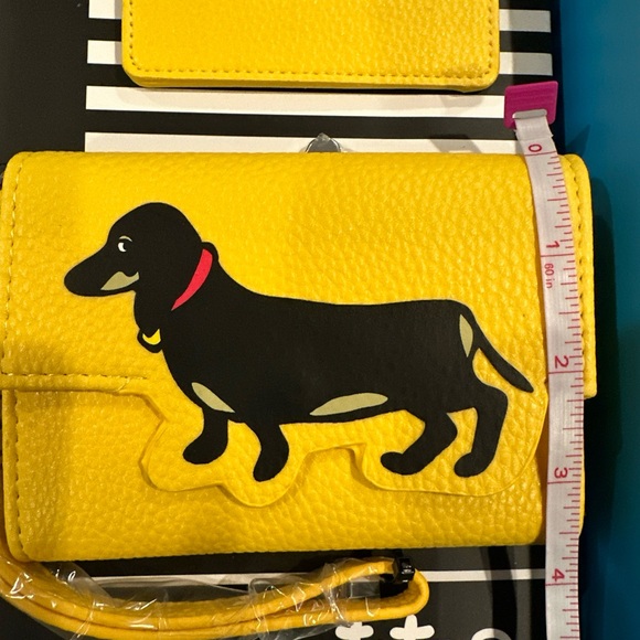 Marc Tetro 3 Piece Set Yellow Mini Backpack Wallet Cardholder With Gift Box - Picture 5 of 9